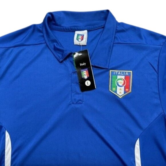 Italy Football Soccer Polo 2014 Home - Picture 6 of 8